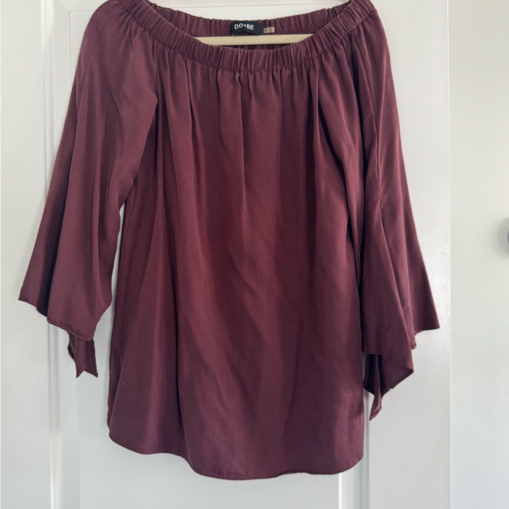 OFF THE SHOLDER SLIT TOP - Picture 5 of 5